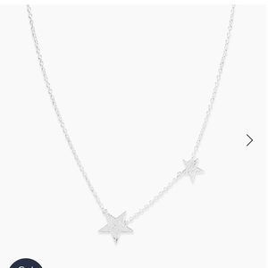 NWT Gorjana Super Star Necklace Silver